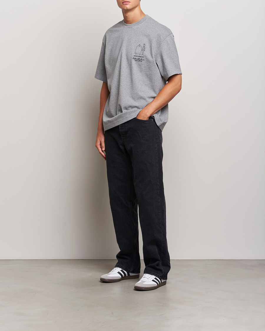 Herre | T-Shirts | Axel Arigato | Resort T-Shirt Grey Melange