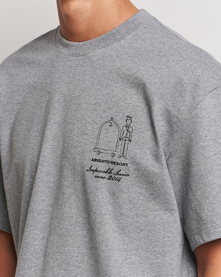 Herre | T-Shirts | Axel Arigato | Resort T-Shirt Grey Melange