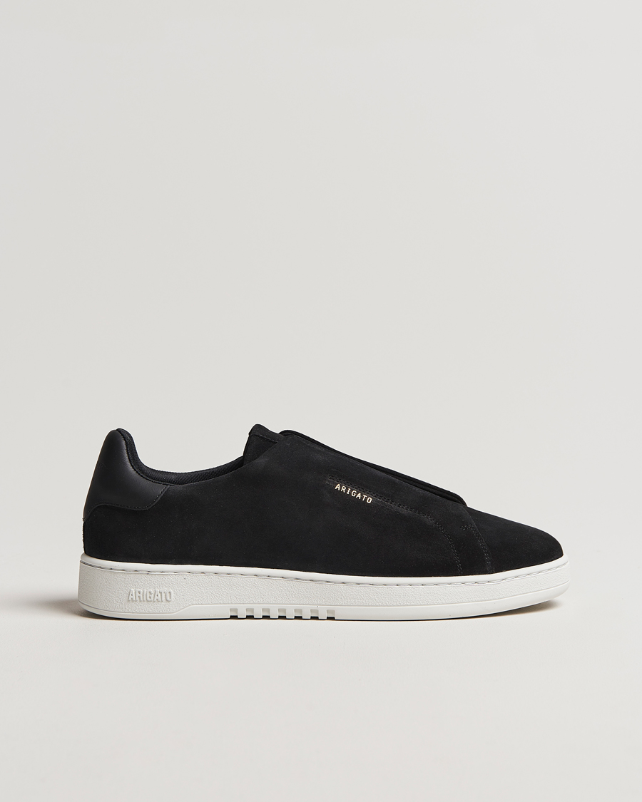 Herre | Axel Arigato Dice Laceless Suede Sneaker Black | Axel Arigato | Dice Laceless Suede Sneaker Black