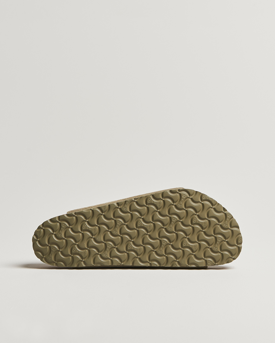 Herre | Sandaler og tøfler | BIRKENSTOCK | Arizona Soft Footbed Faded Khaki Suede