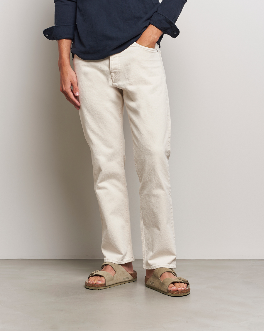 Herre | Sandaler og tøfler | BIRKENSTOCK | Arizona Soft Footbed Faded Khaki Suede