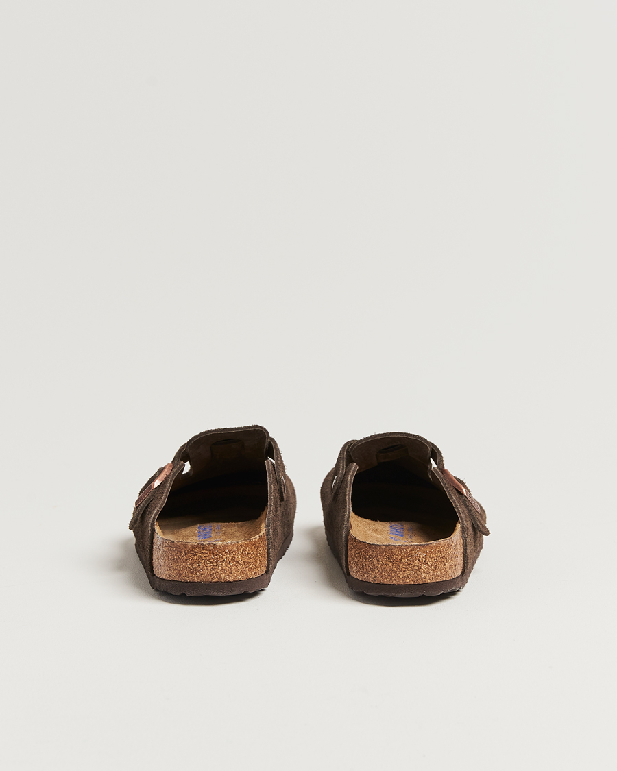 Herre | Sandaler og tøfler | BIRKENSTOCK | Boston Soft Footbed Mocca Suede