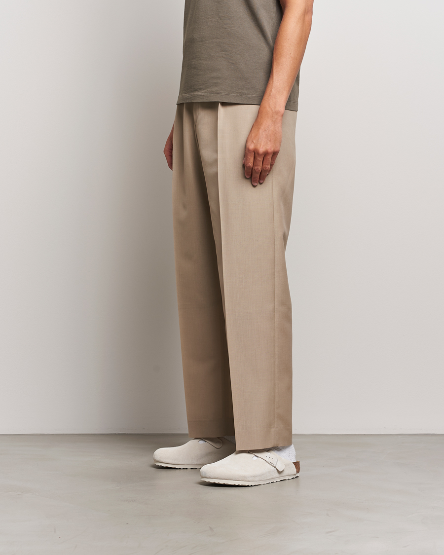 Herre | BIRKENSTOCK Boston Classic Footbed Antique White Suede | BIRKENSTOCK | Boston Classic Footbed Antique White Suede