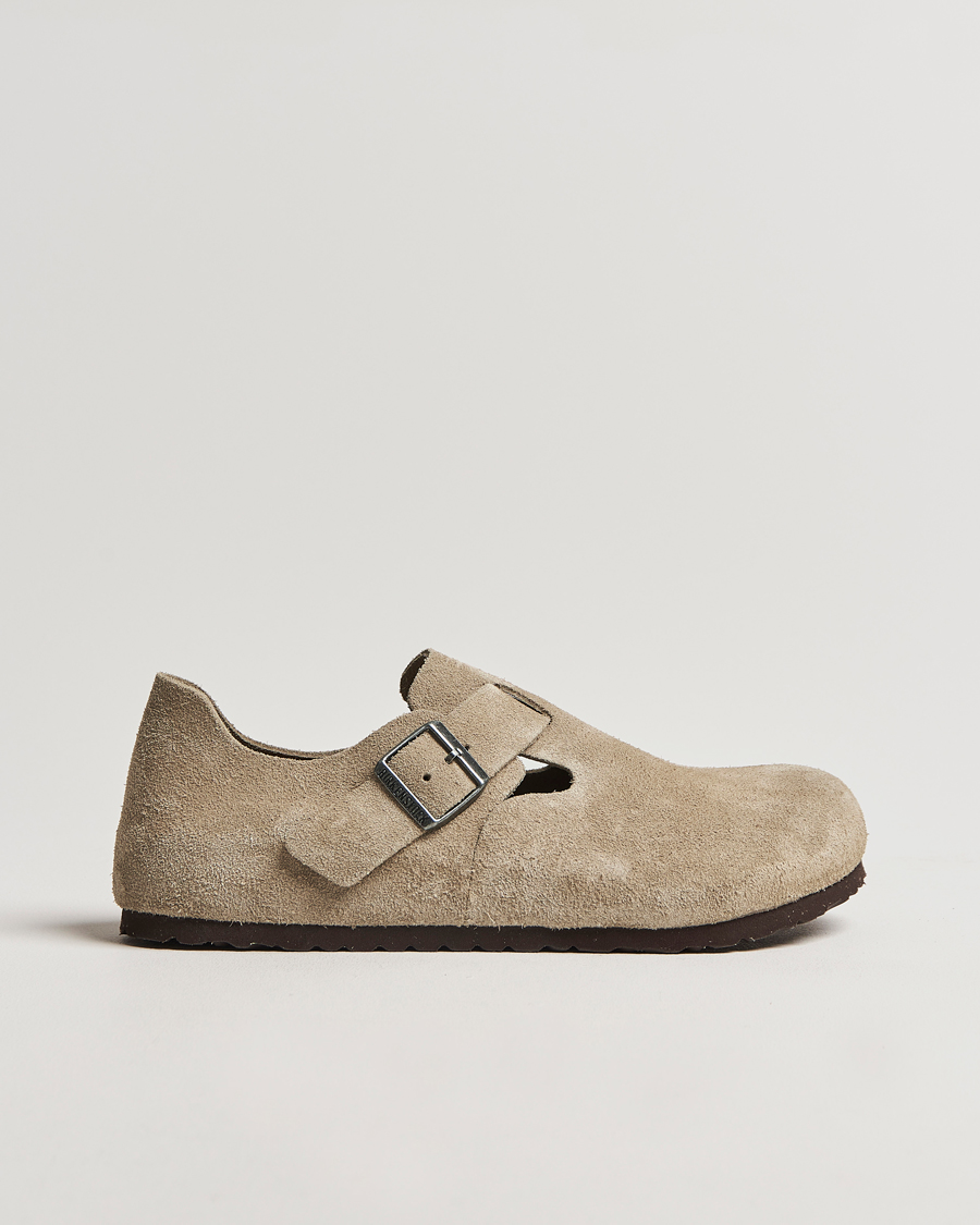 Herre | Sandaler og tøfler | BIRKENSTOCK | London Suede Leather Taupe