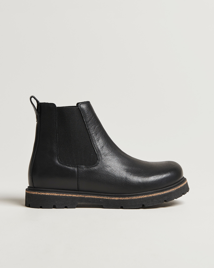 Herre | BIRKENSTOCK Highwood Chelsea Boot Black Leather | BIRKENSTOCK | Highwood Chelsea Boot Black Leather
