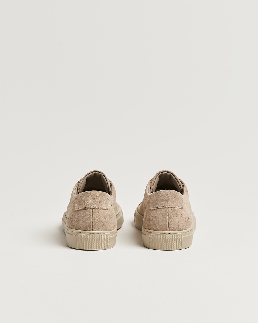 Herre | Common Projects Original Achilles Suede Sneaker Taupe | Common Projects | Original Achilles Suede Sneaker Taupe