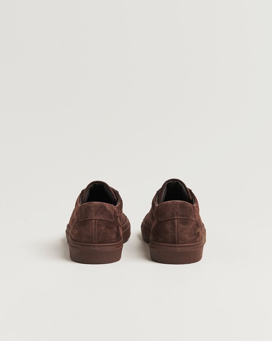 Herre | Common Projects Original Achilles Suede Sneaker Moka | Common Projects | Original Achilles Suede Sneaker Moka