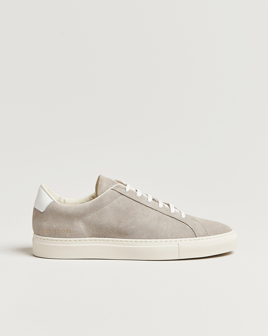 Herre | Common Projects Retro Suede Sneaker Grey | Common Projects | Retro Suede Sneaker Grey