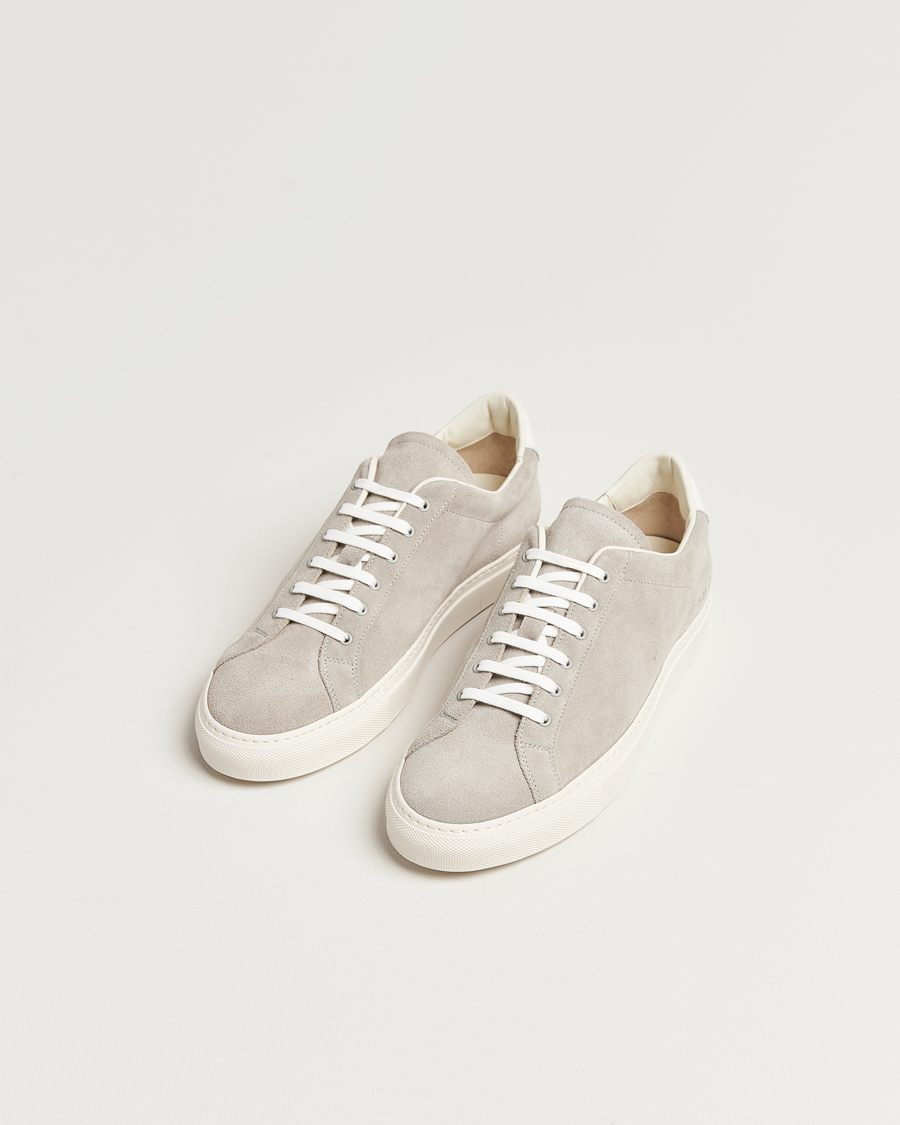 Herre | Common Projects Retro Suede Sneaker Grey | Common Projects | Retro Suede Sneaker Grey