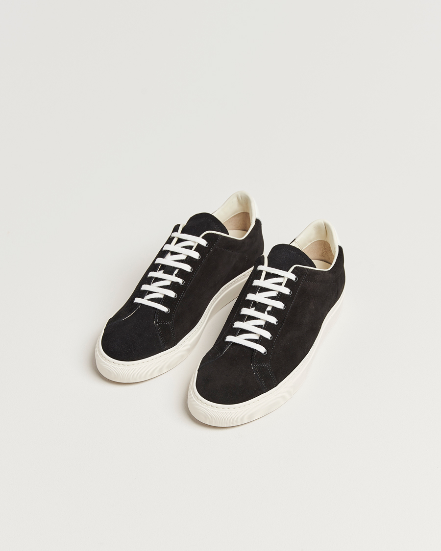 Herre | Common Projects Retro Suede Sneaker Black | Common Projects | Retro Suede Sneaker Black
