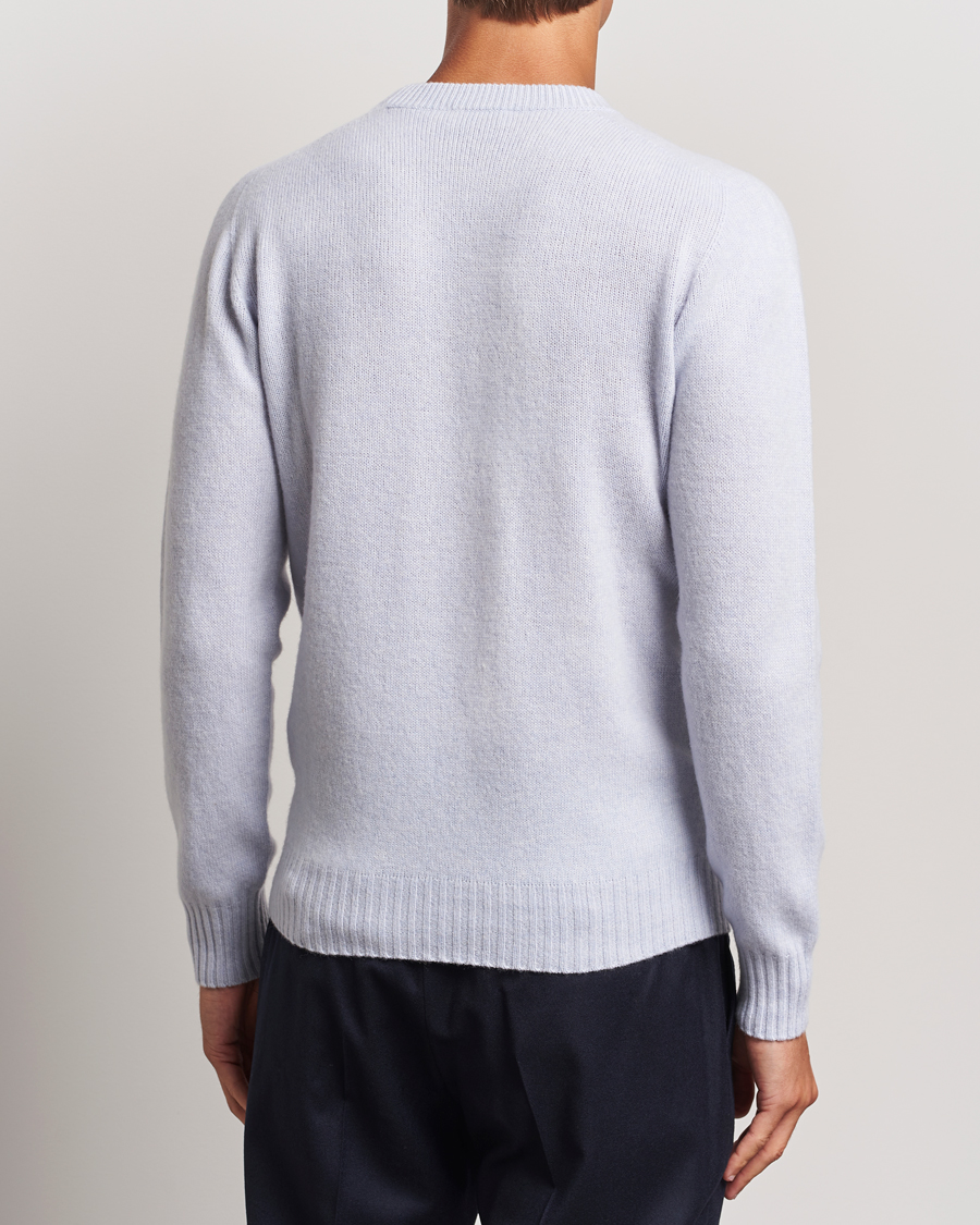 Herre | Gensere | Altea | Wool/Cashmere Crew Neck Pullover Light Blue