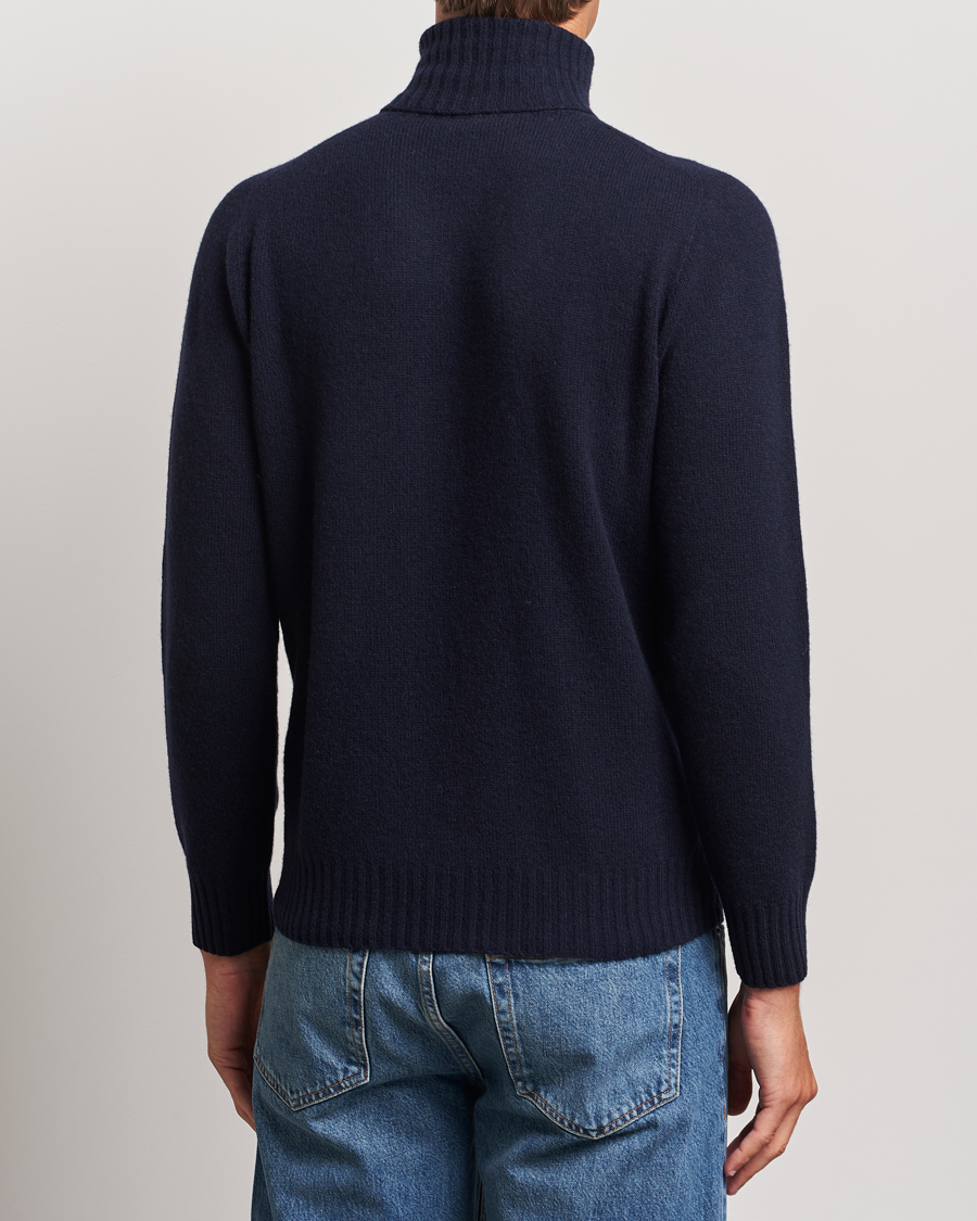 Herre | Gensere | Altea | Wool/Cashmere Rollneck Navy