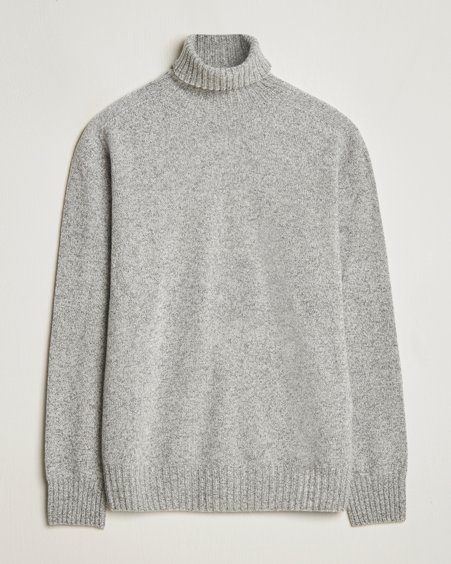 Herre | Gensere | Altea | Wool/Cashmere Rollneck Grey Melange
