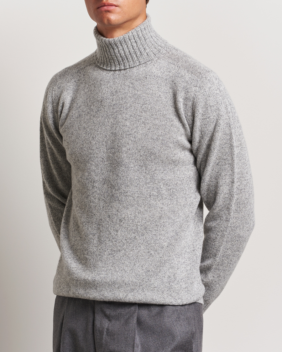 Herre | Gensere | Altea | Wool/Cashmere Rollneck Grey Melange