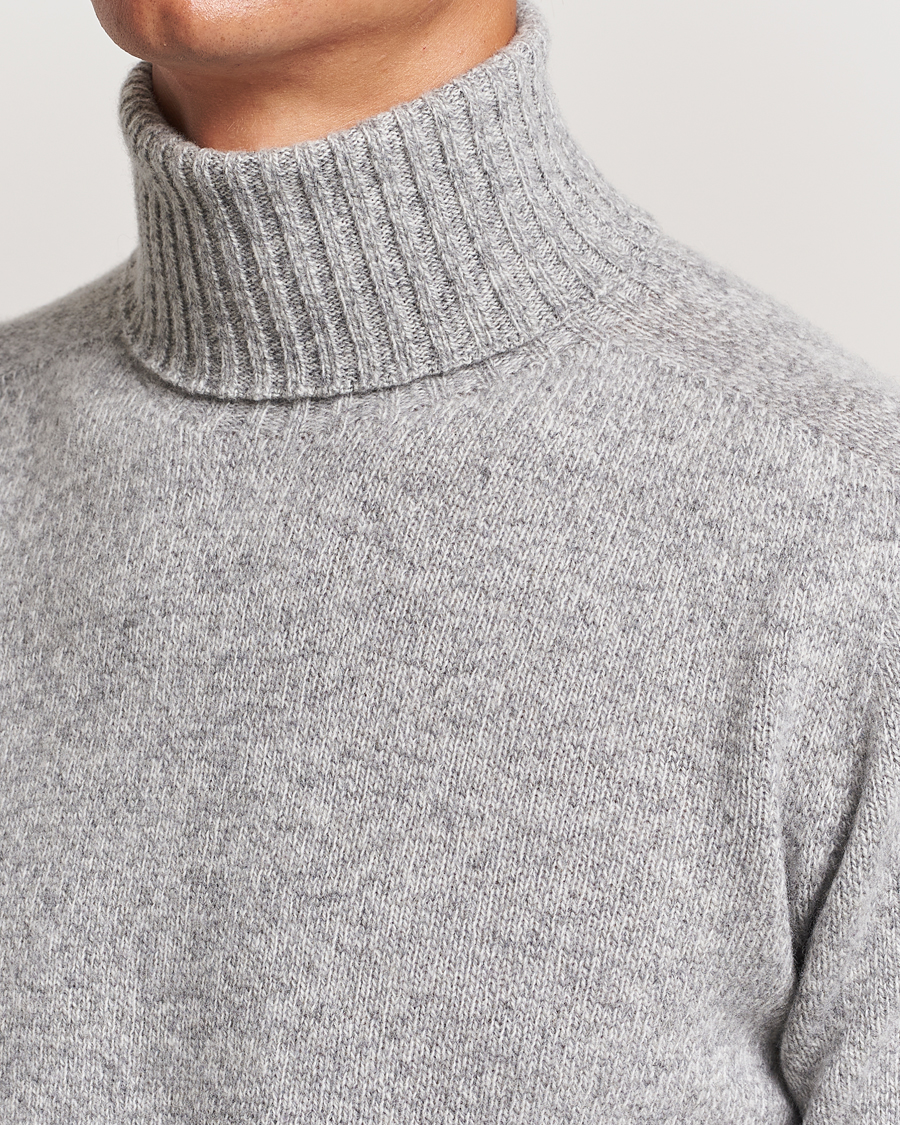 Herre | Gensere | Altea | Wool/Cashmere Rollneck Grey Melange
