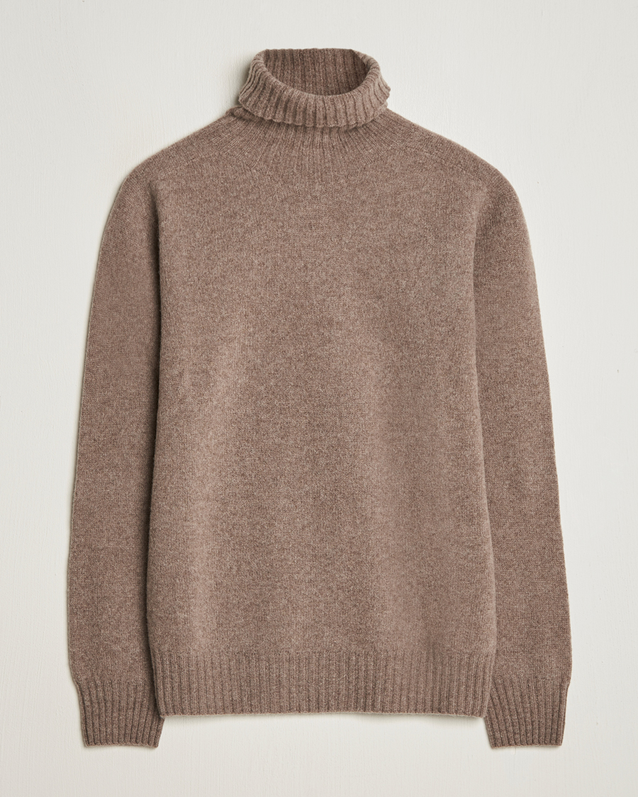 Herre | Gensere | Altea | Wool/Cashmere Rollneck Taupe