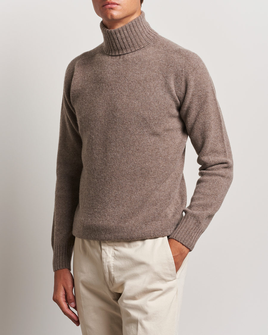 Herre | Gensere | Altea | Wool/Cashmere Rollneck Taupe