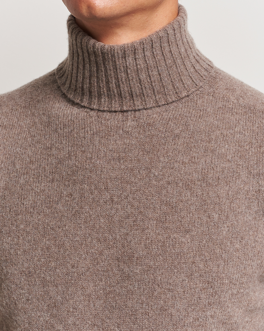 Herre | Gensere | Altea | Wool/Cashmere Rollneck Taupe
