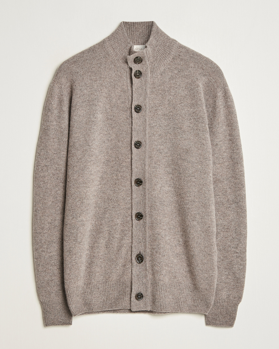 Herre | Gensere | Altea | Shetland Cardigan Taupe