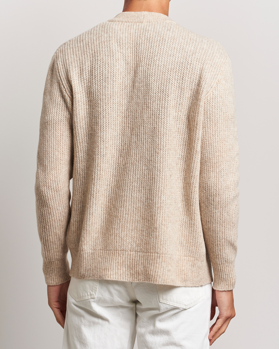Herre | Gensere | Altea | Soft Rib Stich Cardigan Cream