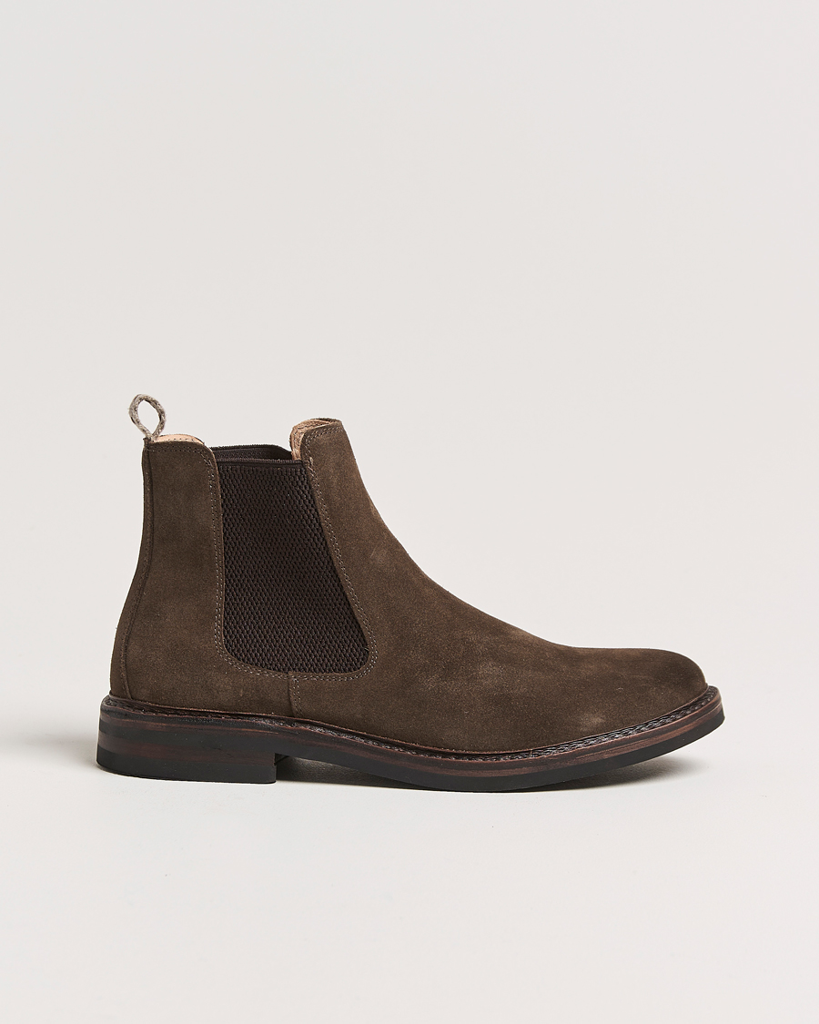 Herre | Astorflex Bitflex Dainite Chelsea Boot Dark Brown Suede | Astorflex | Bitflex Dainite Chelsea Boot Dark Brown Suede