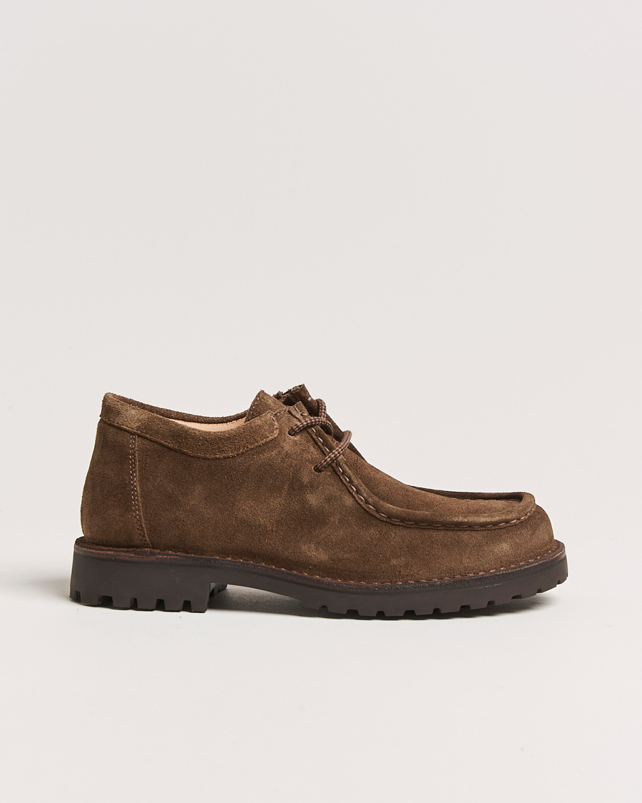 Herre | Astorflex Beenflex Rubber Sole Shoe Dark Khaki Suede | Astorflex | Beenflex Rubber Sole Shoe Dark Khaki Suede