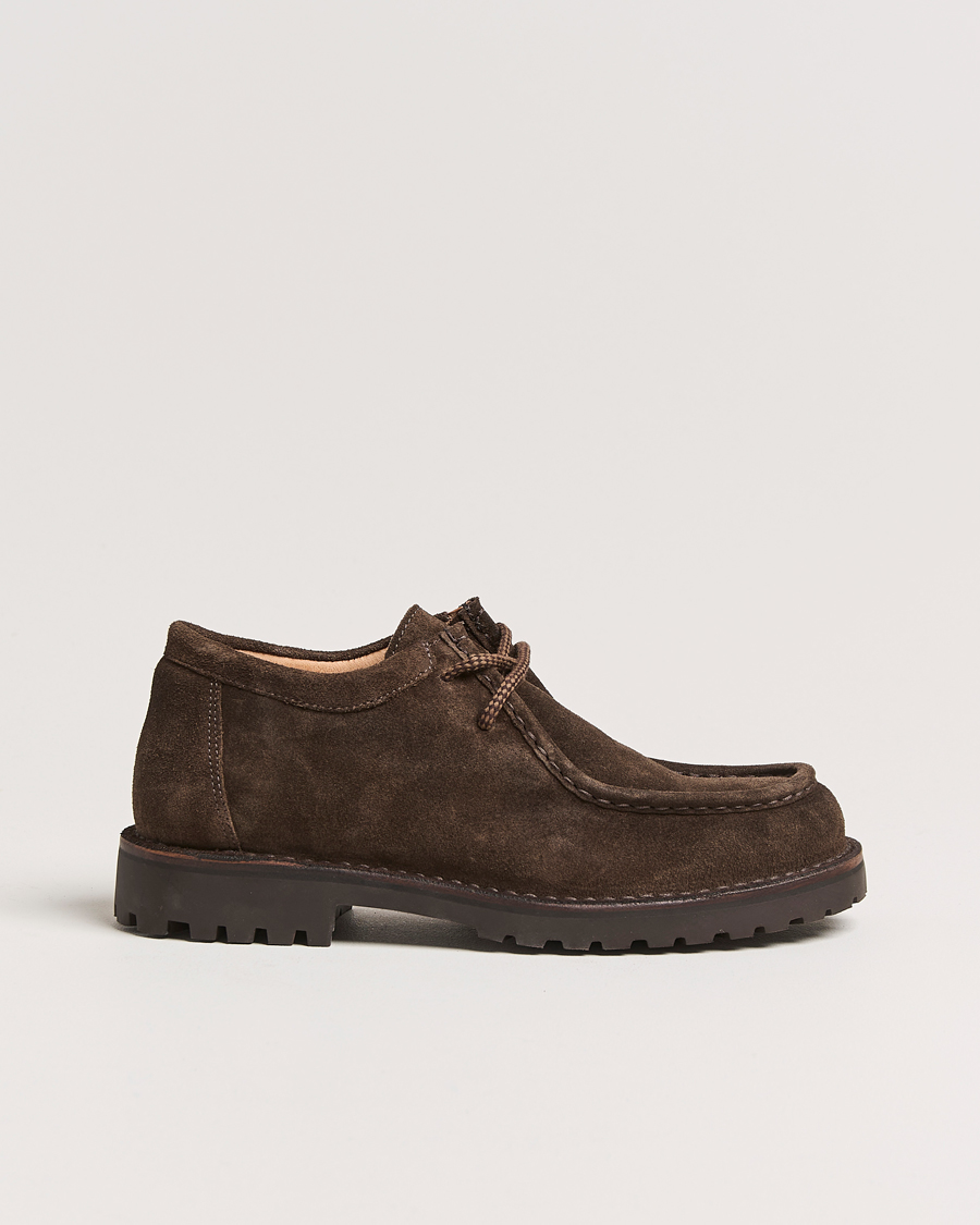 Herre | Astorflex Beenflex Rubber Sole Shoe Dark Brown Suede | Astorflex | Beenflex Rubber Sole Shoe Dark Brown Suede