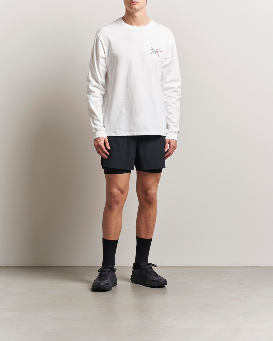 Herre | T-Shirts | Arc'teryx | Kragg Heavy Cotton Long Sleeve T-Shirt White