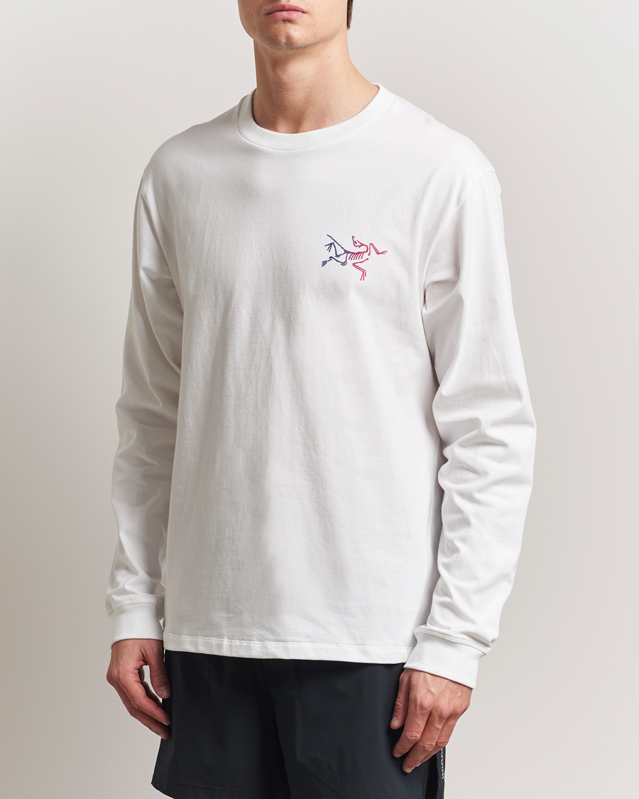 Herre | T-Shirts | Arc'teryx | Kragg Heavy Cotton Long Sleeve T-Shirt White