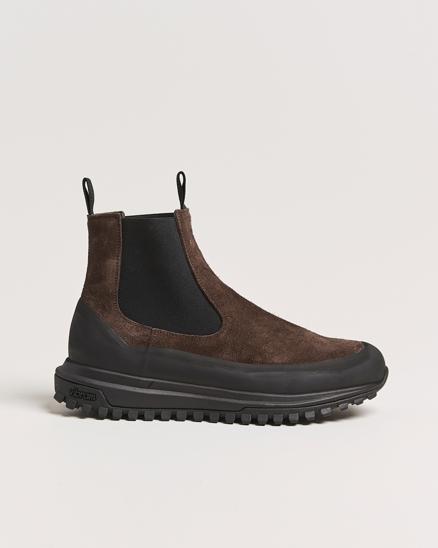 Herre | Diemme Ramon Vibram Sole Chelsea Boot Dark Brown Suede | Diemme | Ramon Vibram Sole Chelsea Boot Dark Brown Suede