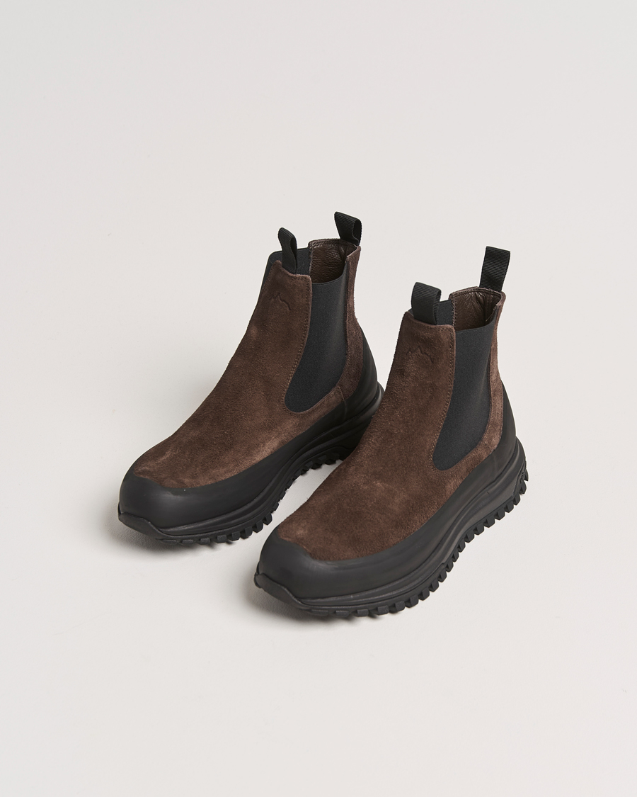Herre | Diemme Ramon Vibram Sole Chelsea Boot Dark Brown Suede | Diemme | Ramon Vibram Sole Chelsea Boot Dark Brown Suede