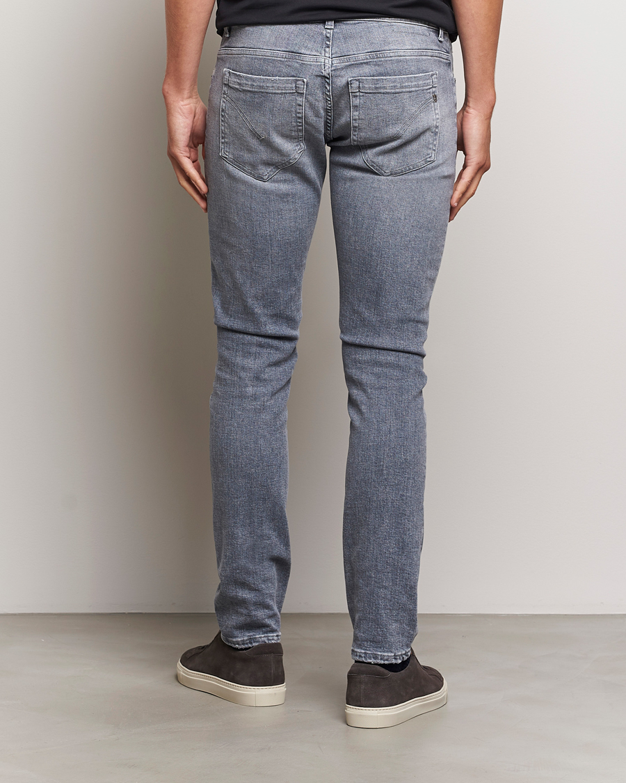 Herre | Jeans | Dondup | George Light Distressed Jeans Light Grey