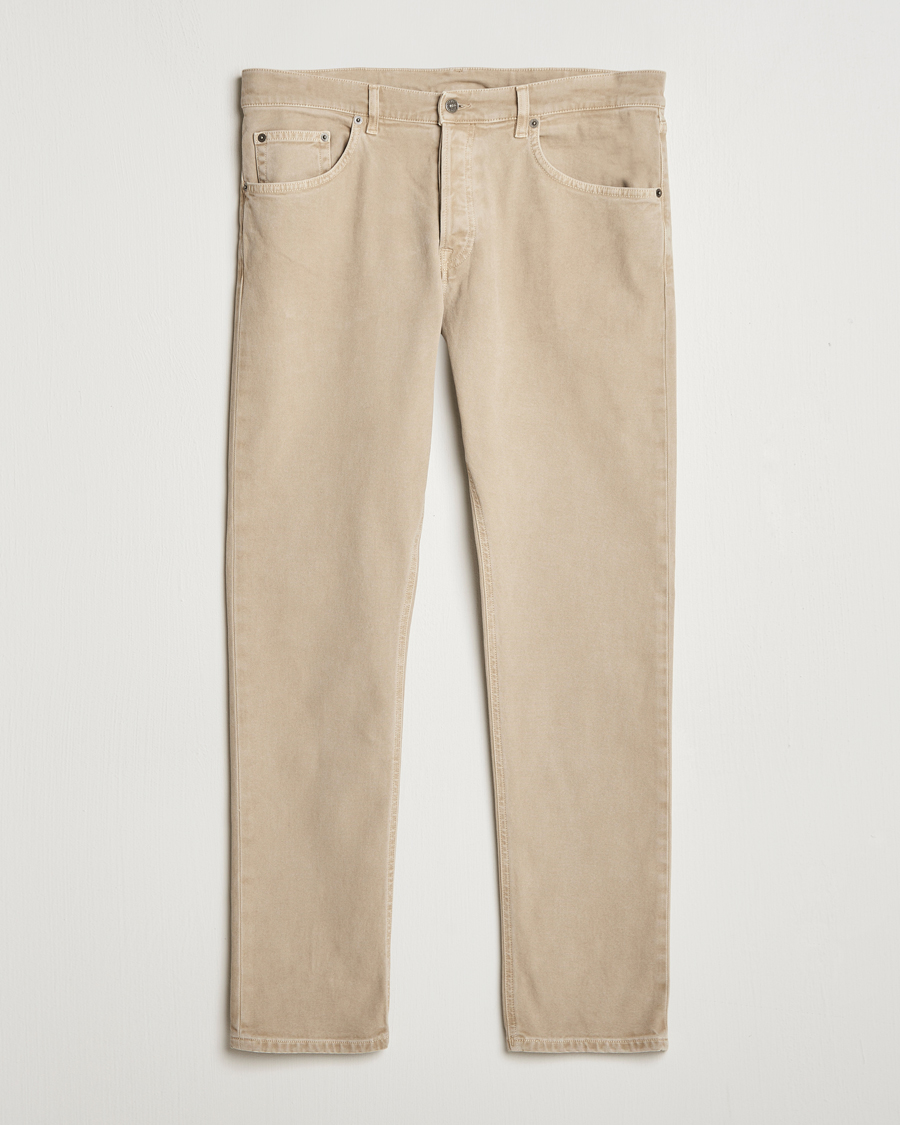 Herre | Bukser | Dondup | Icon 5-Pocket Pants Sand
