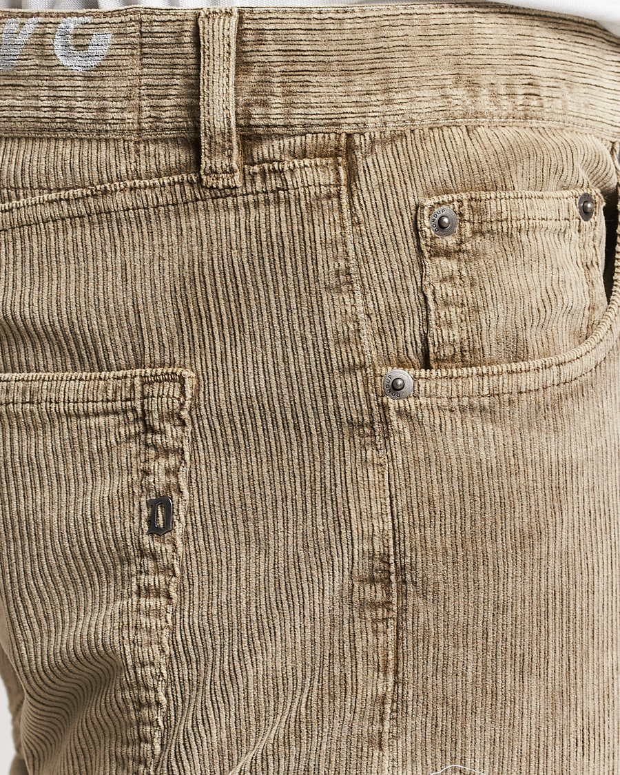 Herre | Bukser | Dondup | Icon Corduroy Trousers Khaki