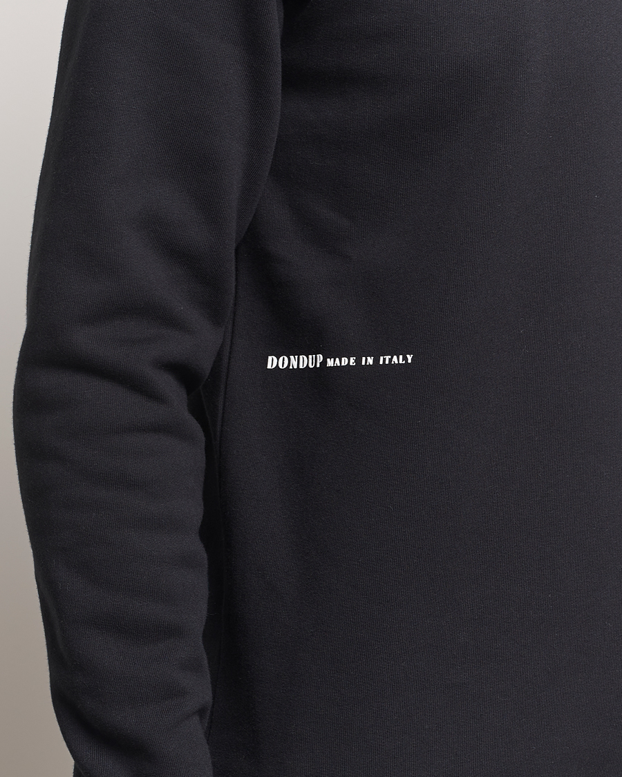 Herre | Gensere | Dondup | Logo Crew Neck Sweatshirt Black