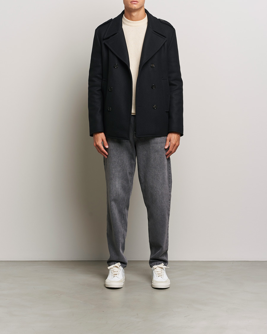 Herre | Jakker | Dondup | Wool Peacoat Black