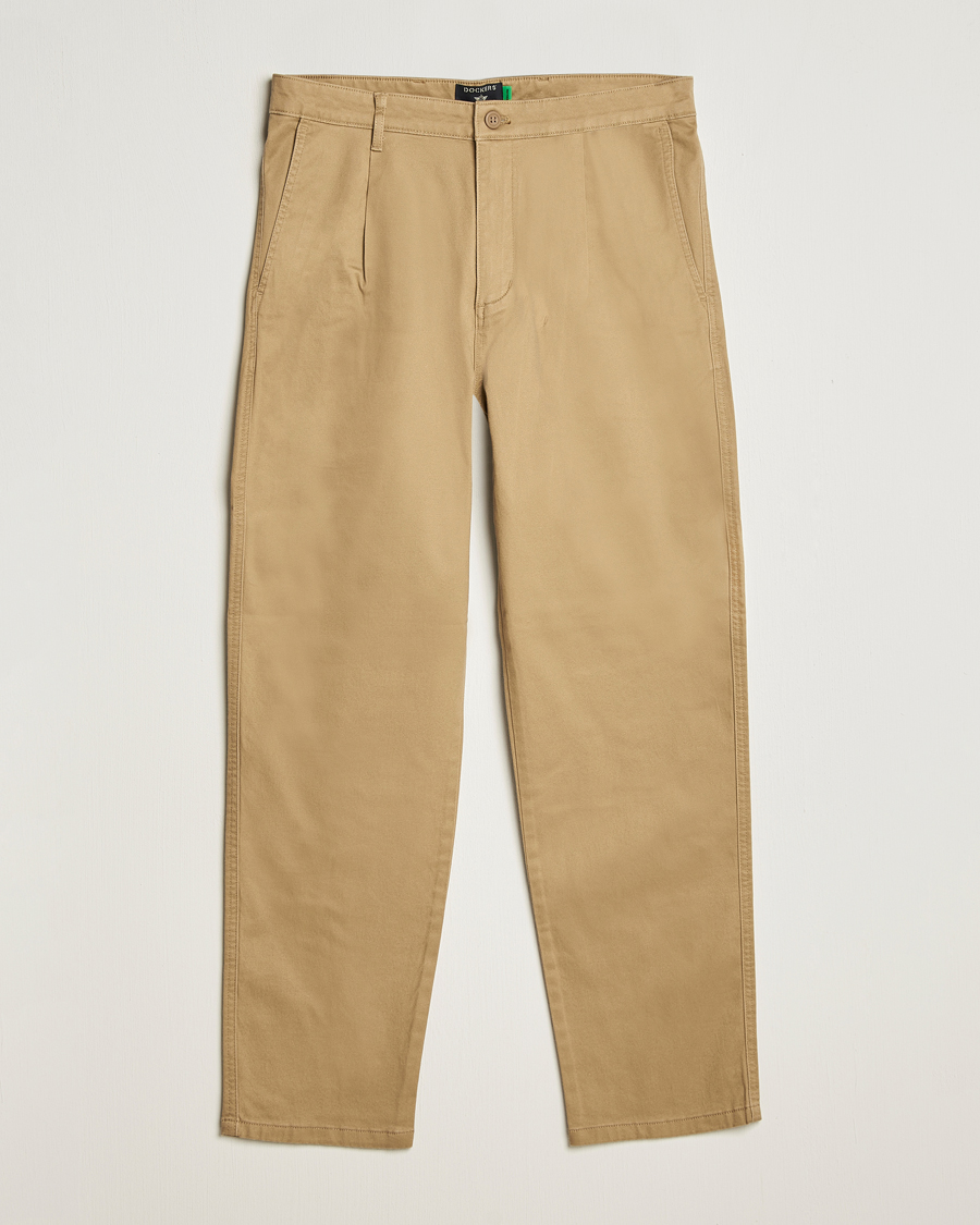 Herre | Bukser | Dockers | Original Pleated Cotton Chino Harvest Gold