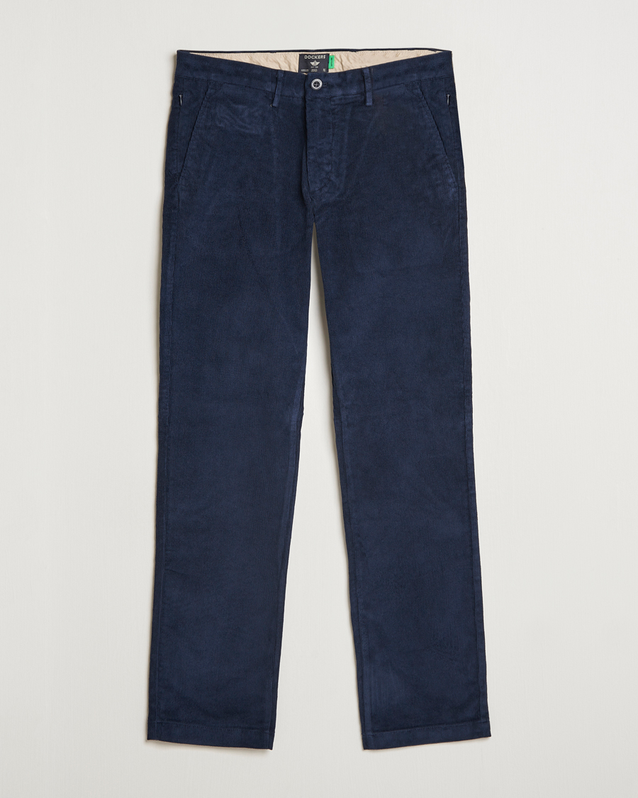 Herre | Bukser | Dockers | Slim Cotton Corduroy Chino Navy