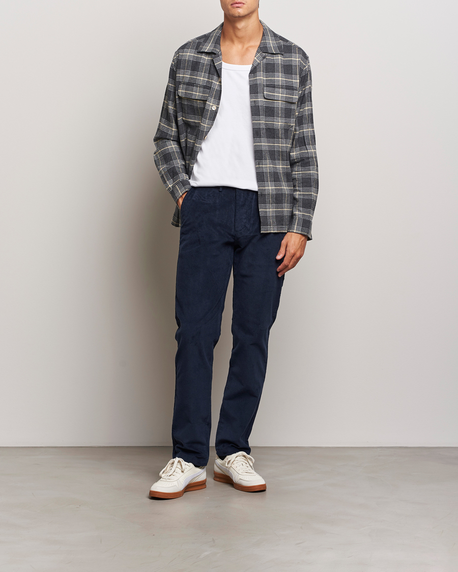 Herre | Bukser | Dockers | Slim Cotton Corduroy Chino Navy