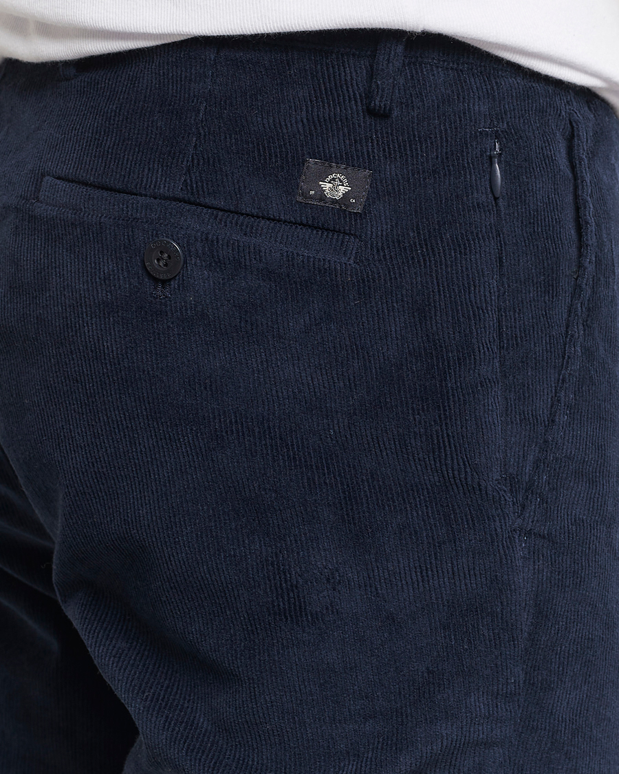 Herre | Bukser | Dockers | Slim Cotton Corduroy Chino Navy