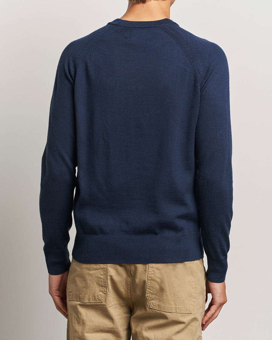 Herre | Gensere | Dockers | Washable Merino Crewneck Navy Blazer