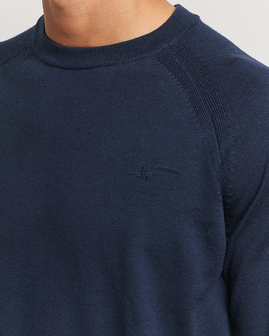 Herre | Gensere | Dockers | Washable Merino Crewneck Navy Blazer