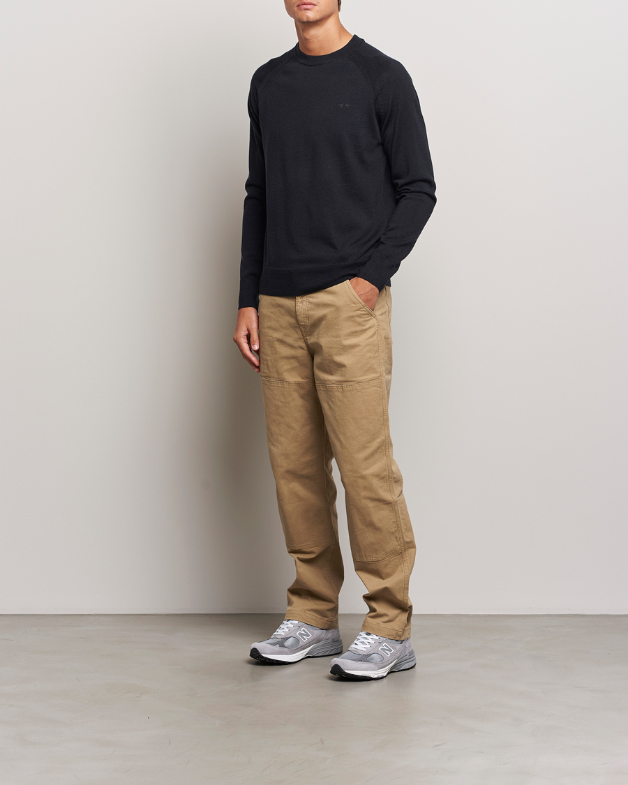 Herre | Gensere | Dockers | Washable Merino Crewneck Black