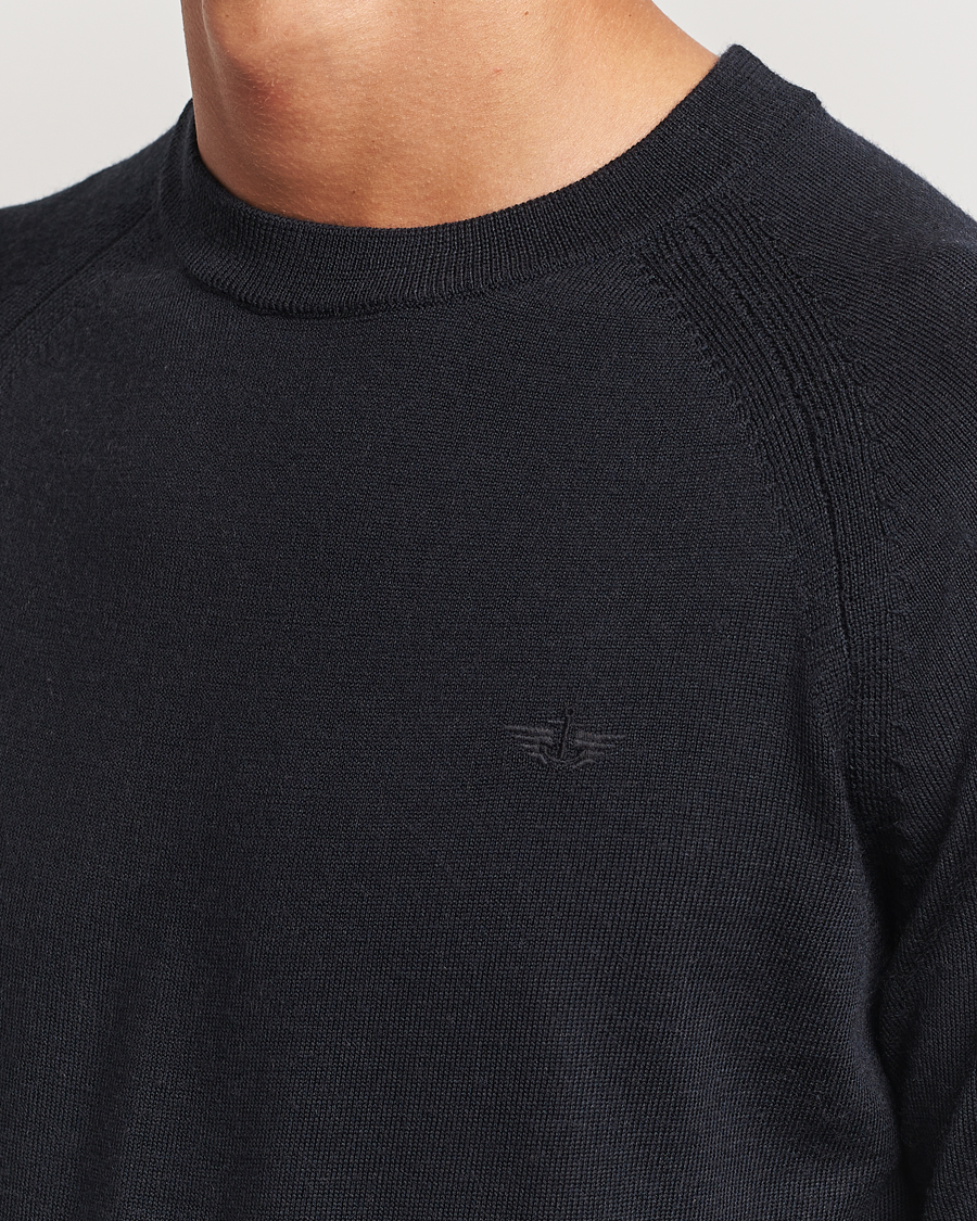 Herre | Gensere | Dockers | Washable Merino Crewneck Black