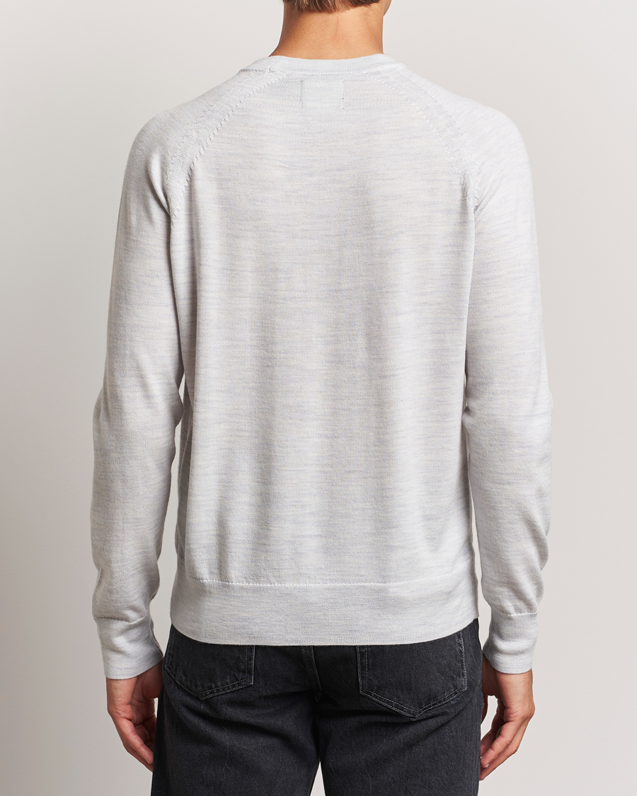 Herre | Gensere | Dockers | Washable Merino Crewneck Light Grey