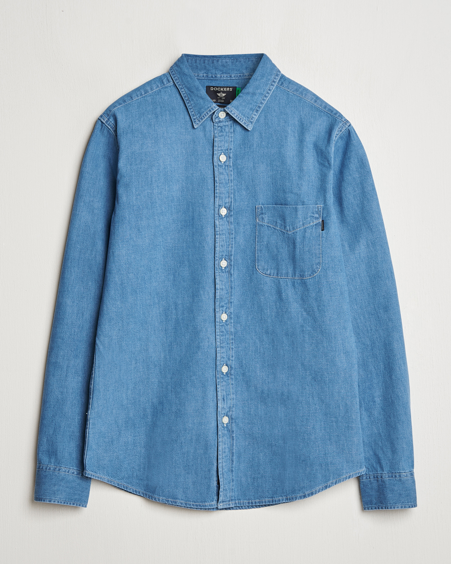 Herre | Skjorter | Dockers | Original Slim Denim Shirt Draft