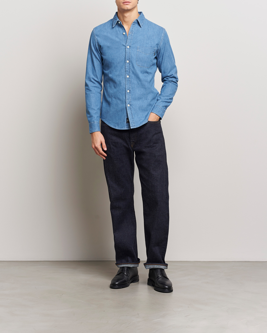 Herre | Skjorter | Dockers | Original Slim Denim Shirt Draft