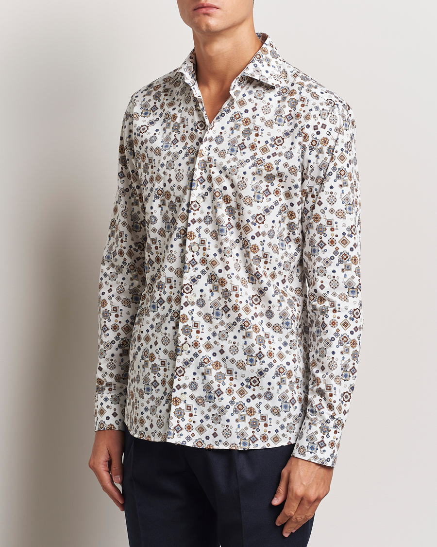 Herre | Skjorter | Eton | Slim Fit Signature Twill Printed Shirt Multi