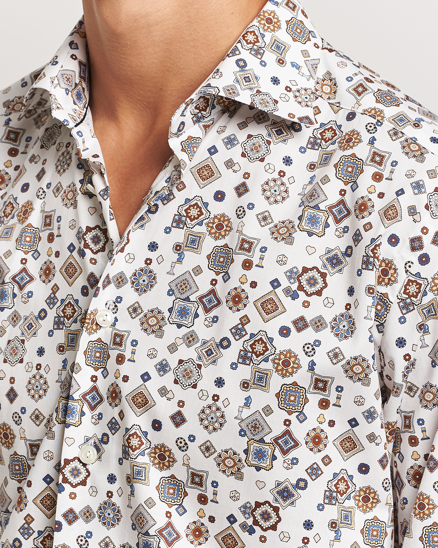 Herre | Skjorter | Eton | Slim Fit Signature Twill Printed Shirt Multi