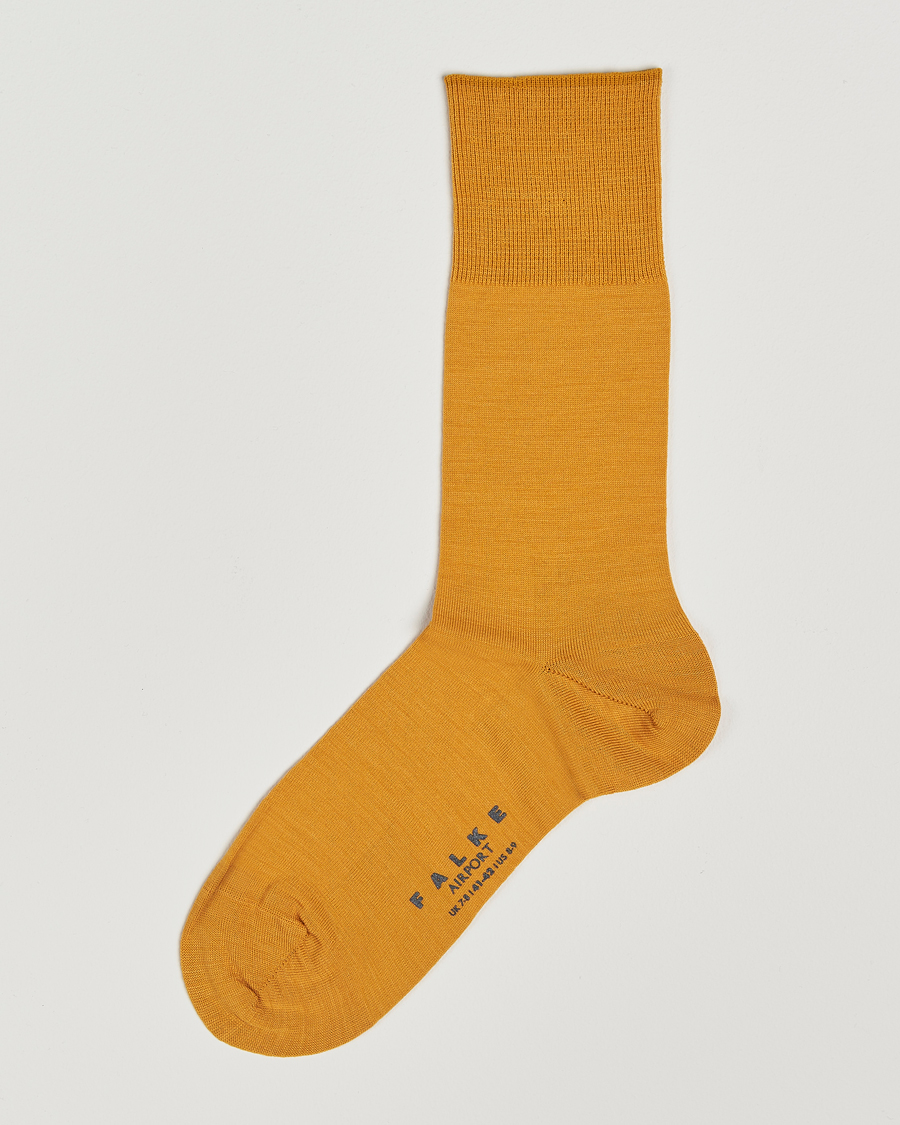 Herre | Undertøy | Falke | Airport Socks Amber Yellow